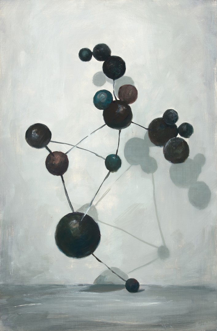 Impossible Sculpture (2014), 61 x 40 cm, oil on panel